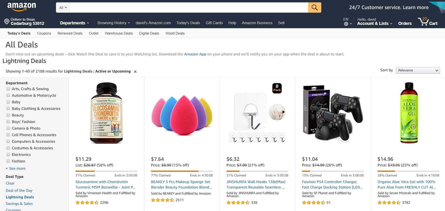 How to find Lightning Deals on